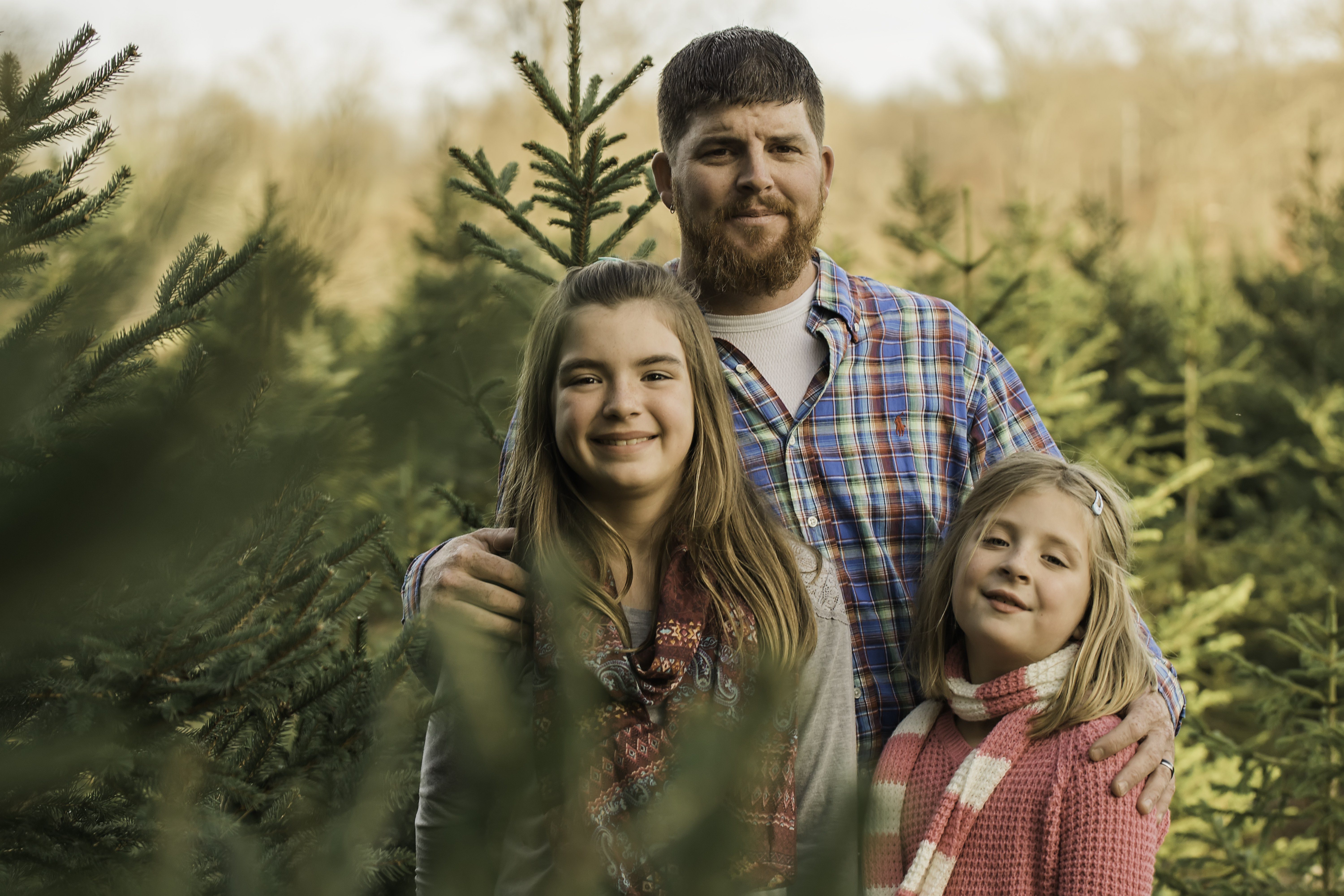 Boswell's Tree Farm Family Photo