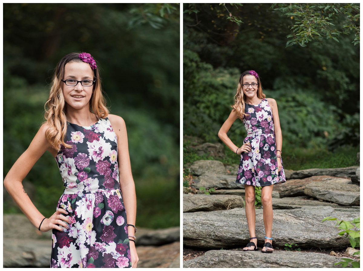 Jackie_Kelley_Photography_Family_Photographer_Montgomery_County_Philadelphia_Pa_Girl_poses_by_water_Fairmount_park_Valley_Green_Poses_of_Girls_On_rocks